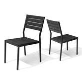 Stackable Outdoor Dining Chairs, Set of 2/4