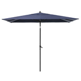 Pellebant 9 x 5 ft Aluminum Outdoor Rectangular Market Patio Umbrella Tilting