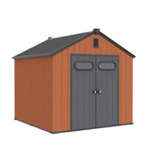 Pellebant Heavy-Duty Outdoor Storage Shed with Floor and Window Panel