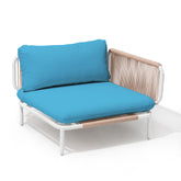 Pellebant Outdoor Sectional Sofa with Cushions, Modular Patio Conversation Set