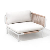 Pellebant Outdoor Sectional Sofa with Cushions, Modular Patio Conversation Set