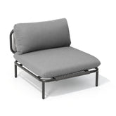 Pellebant Outdoor Sectional Sofa with Cushions, Modular Patio Conversation Set