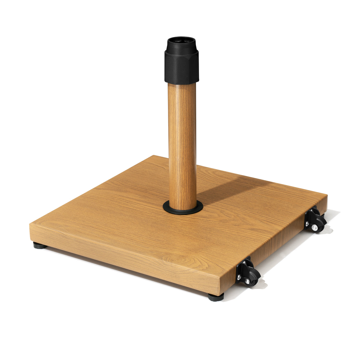 Pellebant 45lbs Steel Market Umbrella Base Cement Filling with Wheels