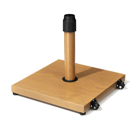 Pellebant 45lbs Steel Market Umbrella Base Cement Filling with Wheels