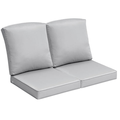Pellebant 21 x 21 in. Outdoor Deep Seat Cushion Set with Back Pillow