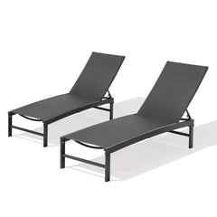 Outdoor Adjustable Chaise Lounge Chair