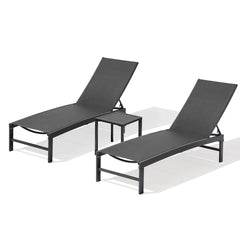 Outdoor Adjustable Chaise Lounge Chair