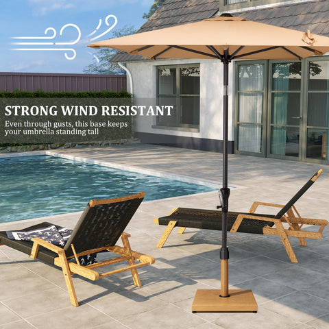 Crestlive Products 43lbs Steel Market Umbrella Base Cement Filling