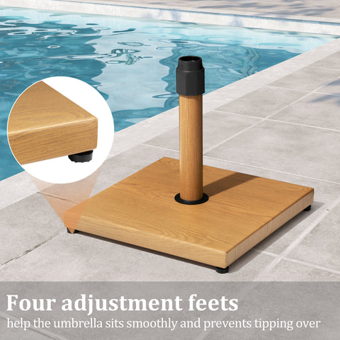 Crestlive Products 43lbs Steel Market Umbrella Base Cement Filling