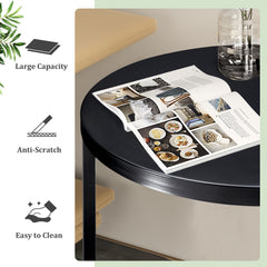 Pellebant 18 x 18 in. Round Aluminum Outdoor Side Table