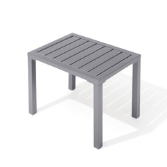 18 x 14 in. Rectangular Aluminum Outdoor Side Table
