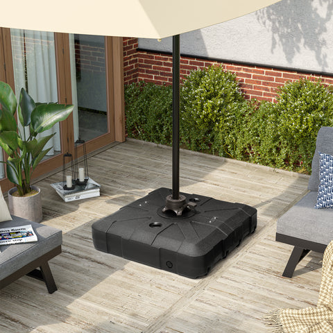 Crestlive Products 260lbs Heavy Duty Cantilever Umbrella Base with Wheels