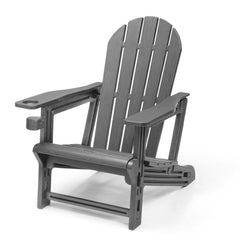 HDPE Adirondack Chair with Cup Holder & Sloped Seat