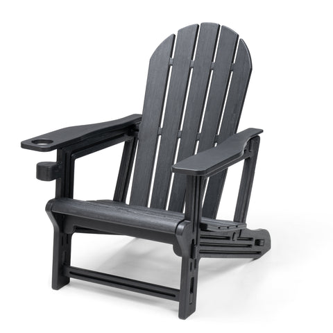 HDPE Adirondack Chair with Cup Holder & Sloped Seat