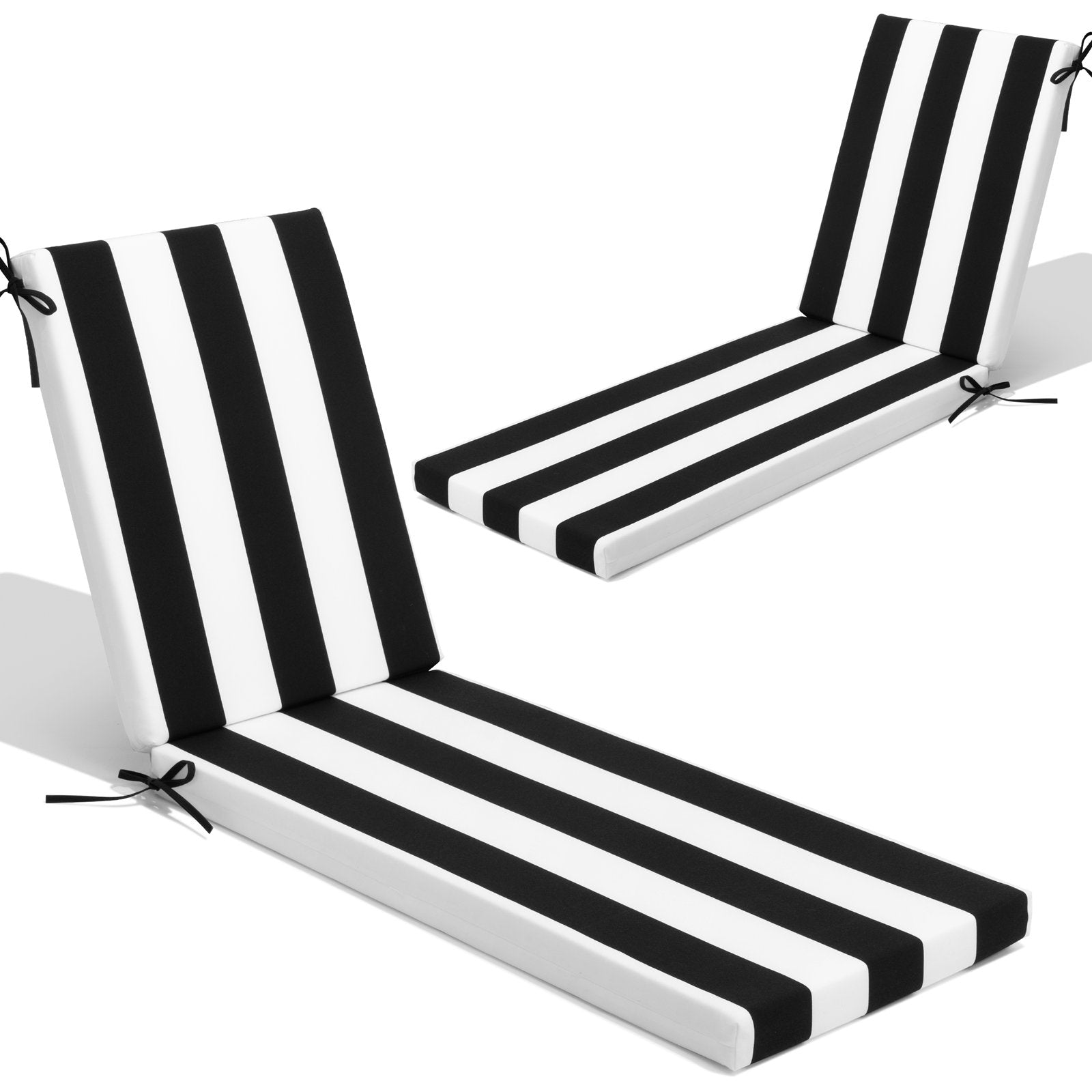 Pellebant Outdoor Patio Chaise Lounge Cushion with Sunbrella