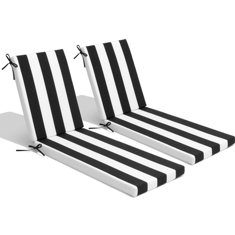 Pellebant Outdoor Patio Chaise Lounge Cushion with Sunbrella