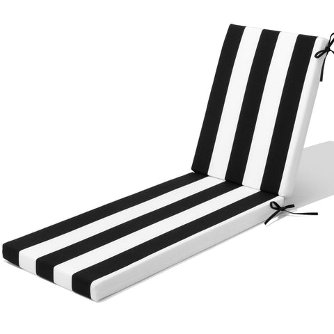 Pellebant Outdoor Patio Chaise Lounge Cushion with Sunbrella