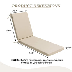 Sunbrella Outdoor Chaise Lounge Cushion