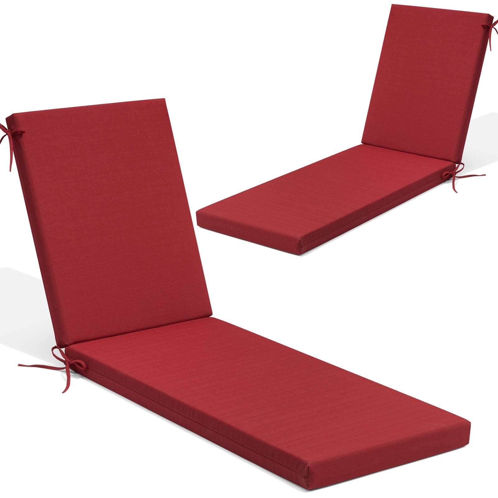 Pellebant Outdoor Patio Chaise Lounge Cushion with Sunbrella