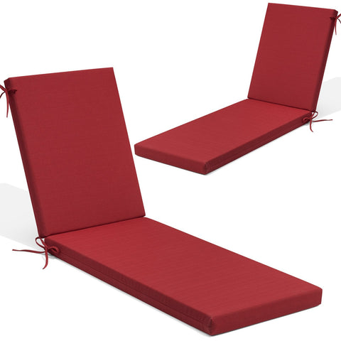 Pellebant Outdoor Patio Chaise Lounge Cushion with Sunbrella