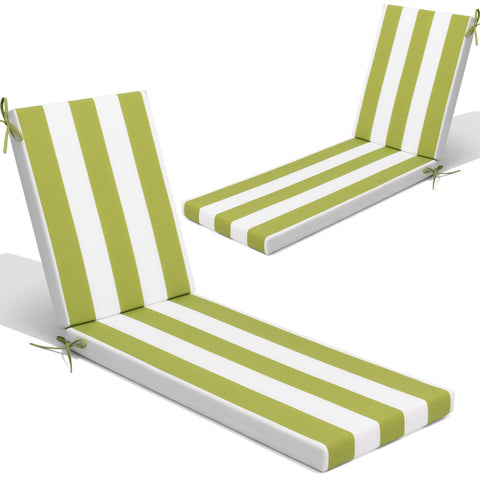 Pellebant Outdoor Patio Chaise Lounge Cushion with Sunbrella