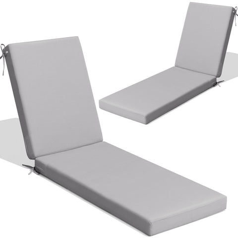Pellebant Outdoor Patio Chaise Lounge Cushion with Sunbrella