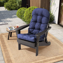 50 x 20 in. Water Resistant Outdoor Adirondack High Back Chair Cushion