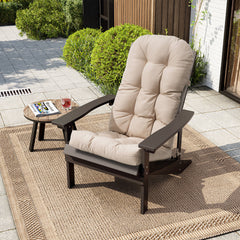 50 x 20 in. Water Resistant Outdoor Adirondack High Back Chair Cushion