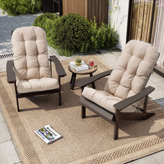 50 x 20 in. Water Resistant Outdoor Adirondack High Back Chair Cushion