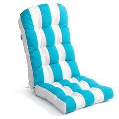 50 x 20 in. Water Resistant Outdoor Adirondack High Back Chair Cushion