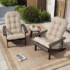 50 x 20 in. Water Resistant Outdoor Adirondack High Back Chair Cushion