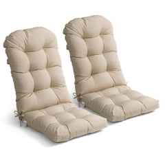 50 x 20 in. Water Resistant Outdoor Adirondack High Back Chair Cushion