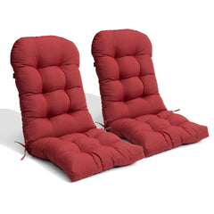 50 x 20 in. Water Resistant Outdoor Adirondack High Back Chair Cushion