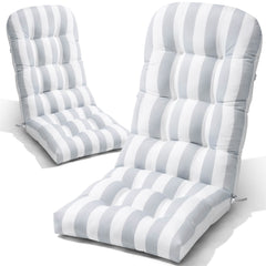 50 x 20 in. Water Resistant Outdoor Adirondack High Back Chair Cushion