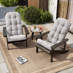 50 x 20 in. Water Resistant Outdoor Adirondack High Back Chair Cushion