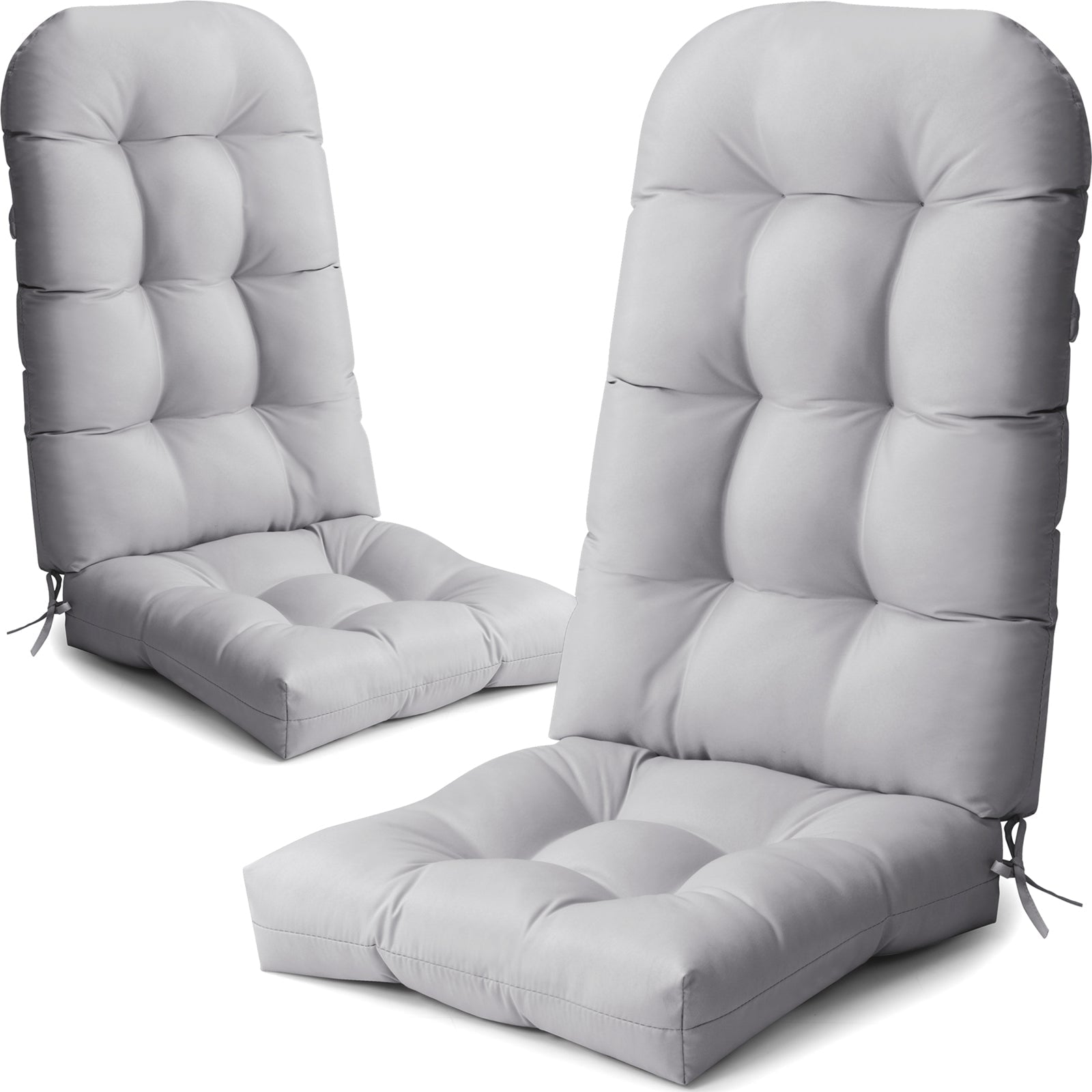 Pellebant Outdoor High Back Adirondack Rocking Chair Cushions Set of 2