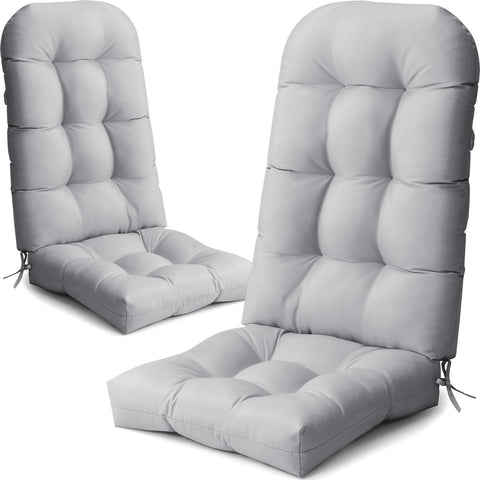 Pellebant Outdoor High Back Adirondack Rocking Chair Cushions Set of 2