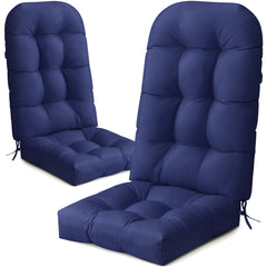 50 x 20 in. Water Resistant Outdoor Adirondack High Back Chair Cushion