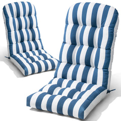 50 x 20 in. Water Resistant Outdoor Adirondack High Back Chair Cushion