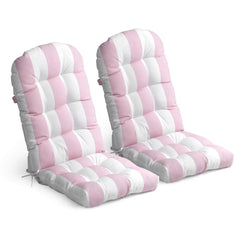50 x 20 in. Water Resistant Outdoor Adirondack High Back Chair Cushion