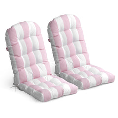 50 x 20 in. Water Resistant Outdoor Adirondack High Back Chair Cushion