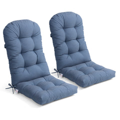 50 x 20 in. Water Resistant Outdoor Adirondack High Back Chair Cushion