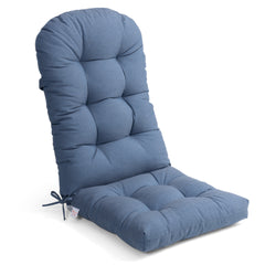 50 x 20 in. Water Resistant Outdoor Adirondack High Back Chair Cushion