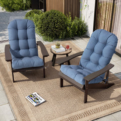 50 x 20 in. Water Resistant Outdoor Adirondack High Back Chair Cushion