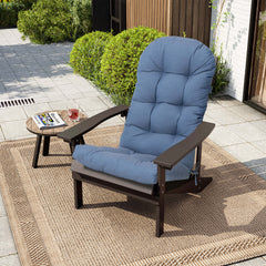 50 x 20 in. Water Resistant Outdoor Adirondack High Back Chair Cushion