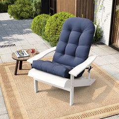 50 x 20 in. Water Resistant Outdoor Adirondack High Back Chair Cushion