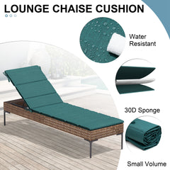 Outdoor Patio Chaise Lounge Cushion