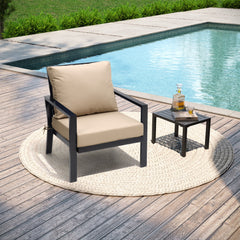24 x 24 in. Outdoor Deep Seat Cushion