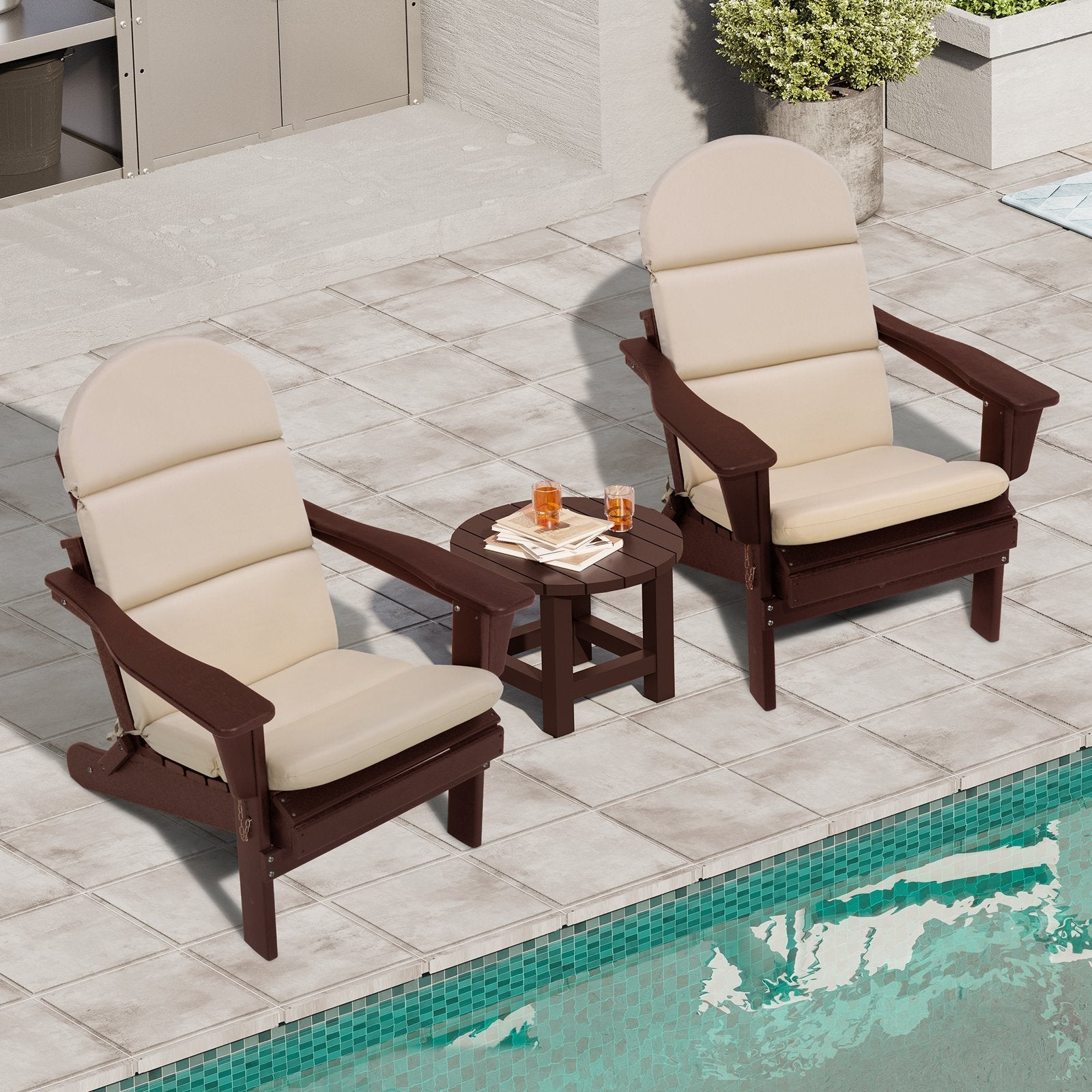 Pellebant Outdoor Adirondack Patio Chair Cushion