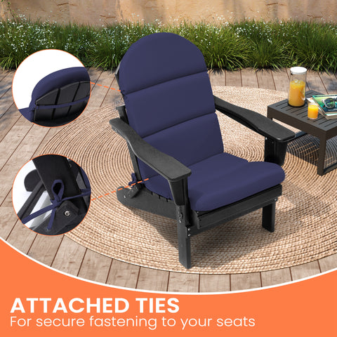 Pellebant 50 x 20 in. Sunbrella Outdoor Adirondack Chair Cushion